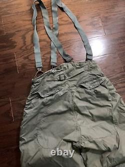 Vintage WWII US Army Air Forces Type F-1B Intermediate Flying Trousers Mens 34