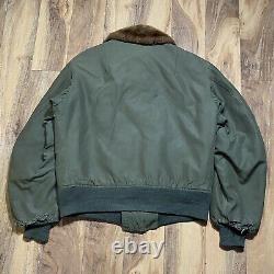 Vintage WWII USAAF US ARMY AIR FORCE Type B-15 Flight Bomber Jacket Size 38