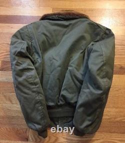 Vintage WWII USAAF US ARMY AIR FORCE Type B-15 Flight Flying Bomber Jacket