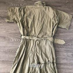 Vintage Ww2 Wwii Sigmund Eisner Flight Suit Summer Army Air Force Conmar Sz 40