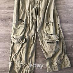 Vintage Ww2 Wwii Sigmund Eisner Flight Suit Summer Army Air Force Conmar Sz 40