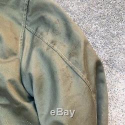 Vintage Wwii B-15 Flight Bomber Jacket Army Air Forces Rare Pocket M L Military