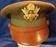 Vintage Wwii Us Army/army Air Force Officer Wool Cap Hat Size 7 3293