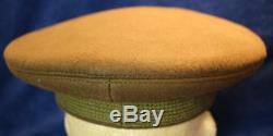 Vintage Wwii Us Army/army Air Force Officer Wool Cap Hat Size 7 3293