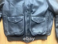 Vtg Seal Cowhide I. SPIEWAK & SONS Type A-2 US Army Air Forces Bomber Jacket 44
