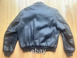 Vtg Seal Cowhide I. SPIEWAK & SONS Type A-2 US Army Air Forces Bomber Jacket 44