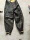 Vtg Type A-5 Us Army Air Force Wwii Sheepskin Leather Flight Pants Size 38r