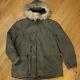 Vtg Us Army Air Force Military N-3b Extreme Cold Weather Parka Faux Fur Coat Xl