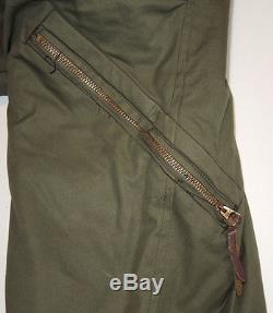 Vtg WWII A-9 Alpaca Lined Flight Pants sz 36 US Army Air Force Military NICE