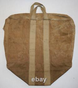 Vtg WWII Aviator's Kit Bag AN6505-1 2 Zippers Military US Army Air Force USAF