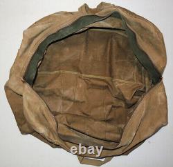 Vtg WWII Aviator's Kit Bag AN6505-1 2 Zippers Military US Army Air Force USAF