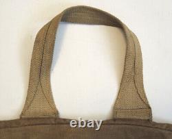 Vtg WWII Aviator's Kit Bag AN6505-1 2 Zippers Military US Army Air Force USAF