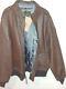Willis & Geiger Air Force Us Army A2 Brown Leather Flight Jacket Sz 48 Patch