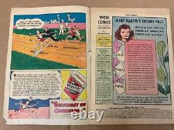 WOW Comics #30 MARY MARVEL 1944 WW2 WWII PSA RACIST PANELS OTTO BINDER FAWCETT