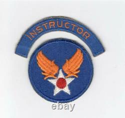 WW 2 US Army Air Force Instructor Patch & Tab Inv# C868