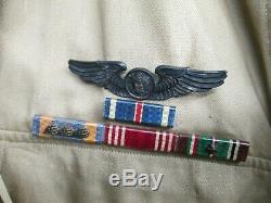 WW II 8th ARMY AIRFORCE IKE STYLE UNIFORM WITH METALS L@@K