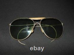 WW II US Army Air Force OFFICER AN6531 SUNGLASSES AND MISC. VET ESTATE