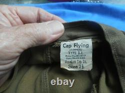 WW II US Army Air Forces USAAF B-1 Summer Flying Cap Pilot Flight Hat