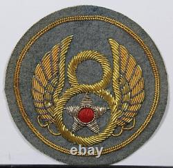 WW II WW 2 8th Air Force Army Air Force USAAF Insignia Badge Patch Bullion