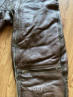 WW11 1940's US Army Air Force Shearling Flight Pants Trouser Size 38 R