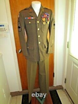 WW2, 1941, US Army Air Force, USAAF, Dress Service Uniform, Decorated