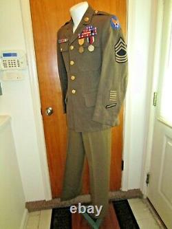 WW2, 1941, US Army Air Force, USAAF, Dress Service Uniform, Decorated