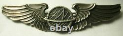 WW2 AAF Sterling Navigator Wing LG Balfour Pin Back Army Air Forces TG