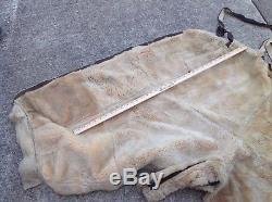 WW2 Army Air Corps Air Force A-3 leather and fleece flight pants bomber fighter