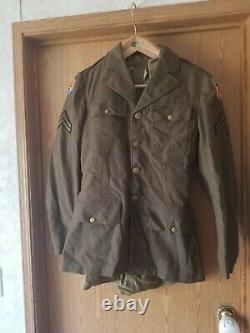 WW2 Army Air Corps China Burma India 10th Air Force Uniform Jacket. Dated 1943