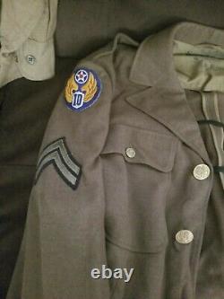 WW2 Army Air Corps China Burma India 10th Air Force Uniform Jacket. Dated 1943