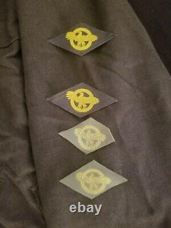 WW2 Army Air Corps China Burma India 10th Air Force Uniform Jacket. Dated 1943