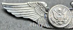 WW2 Army Air Force Aircrew 3 Sterling Silver Wings by Blackinton Pilot