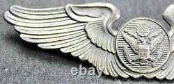 WW2 Army Air Force Aircrew 3 Sterling Silver Wings by LeVelle Pilot Vintage