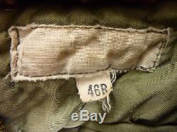 WW2 Army Air Force Style B-9 Parka 46R Fur Hood