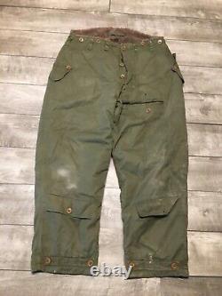 WW2 Army Air Force Type A-10 Alpaca Wool Pants Trousers 38 WBC Clothing US WWII