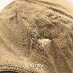 WW2 Bates Shoe Co US Army Air Forces Summer Flight Cap Size Large Spec AN-H-15