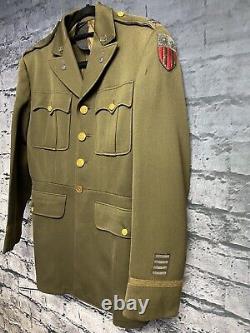 WW2 Military Coat Air Force China Burma Theater Army Patches World War 2 Jacket