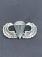 Ww2 Sterling U. S. Army Airborne Jump Wings Parachutist Paratrooper Pin Silver