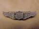 Ww2 Sterling Us Army Air Force Pilot Sweetheart Wings Badge Pin Sew On Pinback