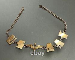 WW2 Sweetheart Bracelet 10K Gold US Army Air Force