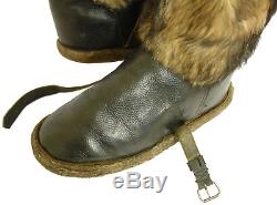 WW2 Type Sz 42 Pilot's winter fur boots USSR Soviet Army Air Force