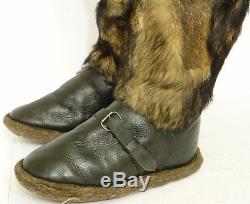 WW2 Type Sz 42 Pilot's winter fur boots USSR Soviet Army Air Force