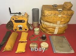 WW2 U. S Army Air Force Gibson Girl SCR-578 Survival Radio Transmitter Set