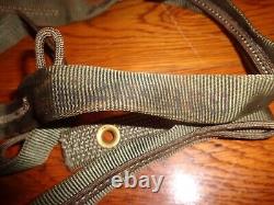 WW2 U. S. Army Air Forces Aircraft Straps withMetal Buckles Leather Straps Lot