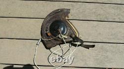 WW2 US ARMY AIR FORCE Type A-11 Leather Flight Helmet Skull Cap WIRED