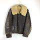 Ww2 Us Army Air Forces Leather Flight Jacket An-j-4 Wwii Aero Pilot Sheepskin S