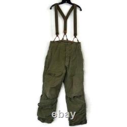 WW2 US Army A-9 Flight Bibs Pants Trousers 40 MFG Stagg Coat Co INC Air Forces