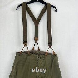 WW2 US Army A-9 Flight Bibs Pants Trousers 40 MFG Stagg Coat Co INC Air Forces