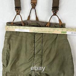 WW2 US Army A-9 Flight Bibs Pants Trousers 40 MFG Stagg Coat Co INC Air Forces