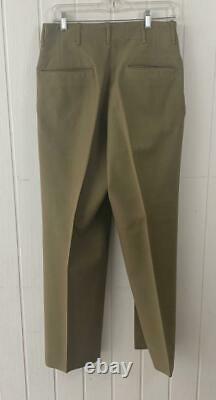 WW2 US Army Air Core Dress Jacket Sz 39R & Pants Vtg WWII 9th Airforce Pins